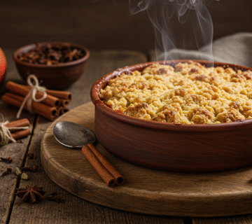 Cinnamon Apple Crumble