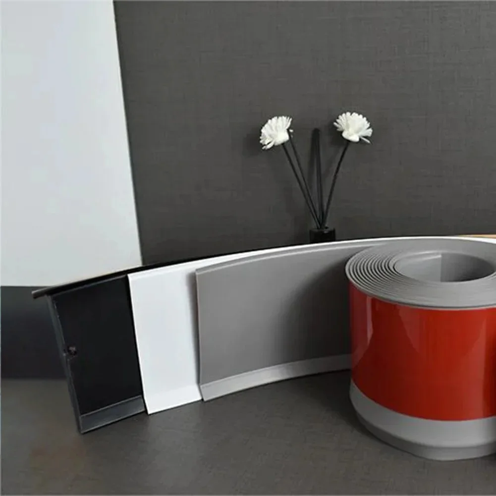 Upgrade Your Space with Flexible Soft PVC Baseboard Skirting – Easy, Stylish, and Self-Adhesive! Sae91a08c9ef44320808f765c1055b0d2W