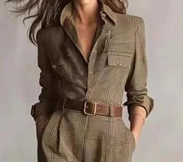 Stylish & Comfortable: Why the Elegant Button Lapel Shirt Jumpsuits Are a Must-Have This Autumn Sff47af47e5024bb3aa18a8c7bbb84d38s