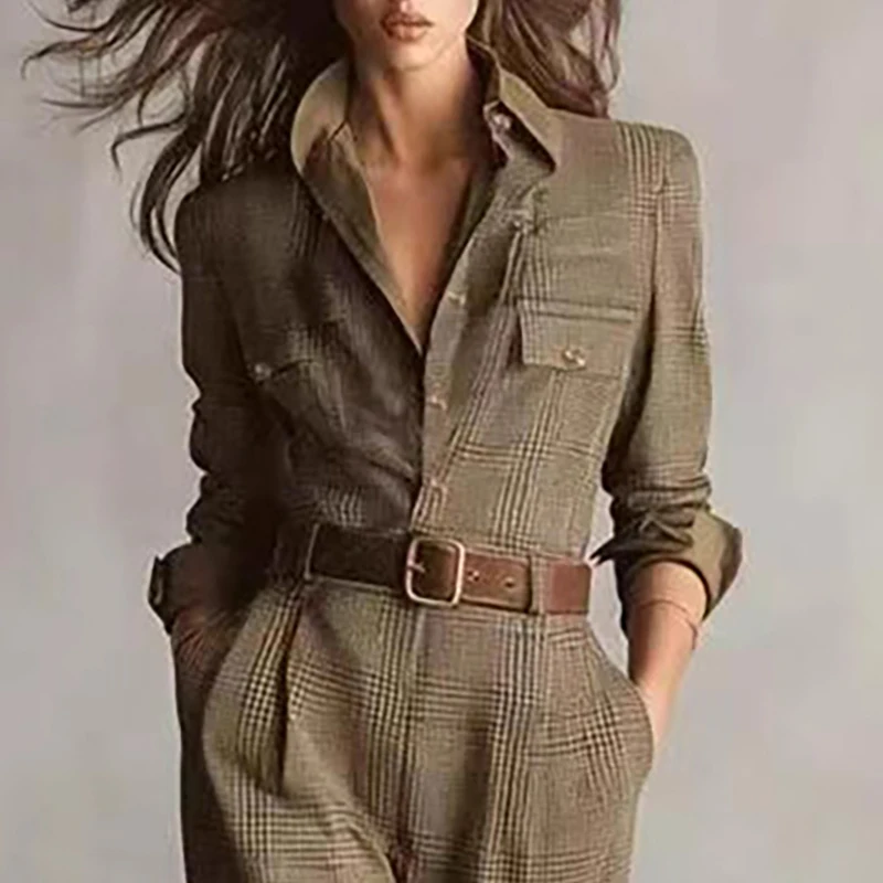 Stylish & Comfortable: Why the Elegant Button Lapel Shirt Jumpsuits Are a Must-Have This Autumn Sff47af47e5024bb3aa18a8c7bbb84d38s
