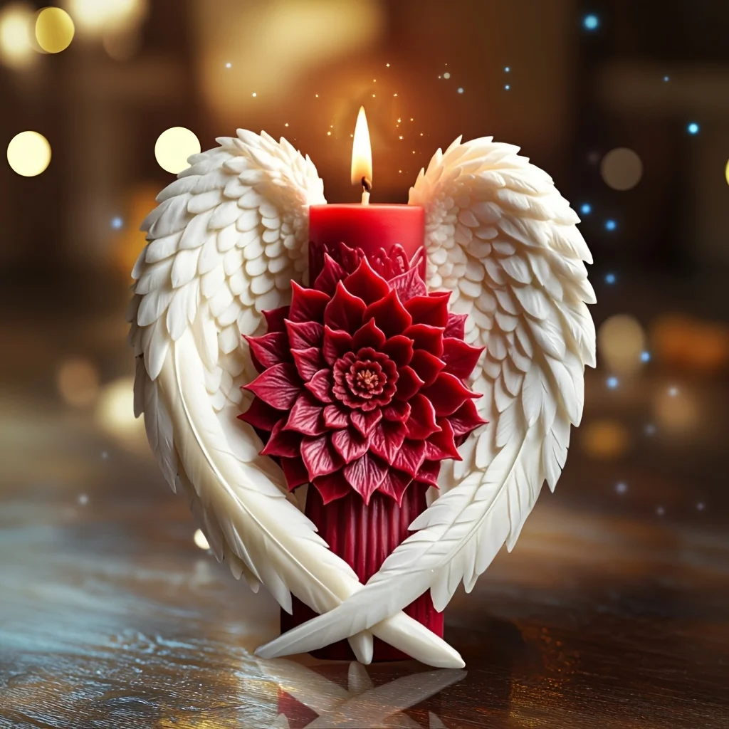 Create Stunning Angel Wing Flower Candles with This Silicone Mold – Unique Crafting Gift Under $3 S85eaf0bf5ef1422e9a5986f8eb5a4d4a0